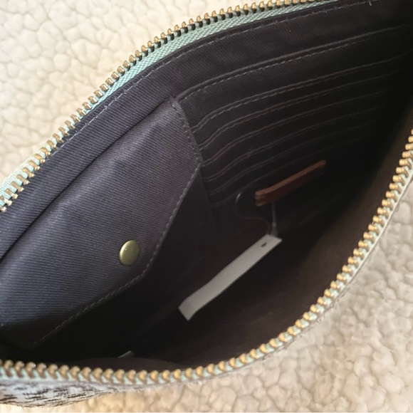 NWT Madewell Calf Hair Clutch - Picture 2 of 5